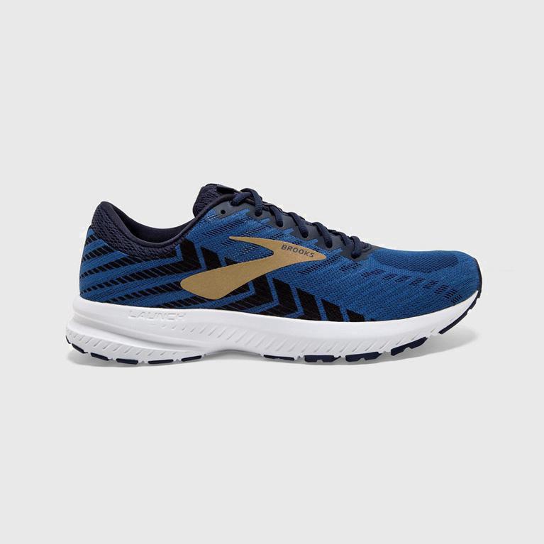 Brooks Launch 6 Mens Road Running Shoes - Blue - Philippines (081936TVU)